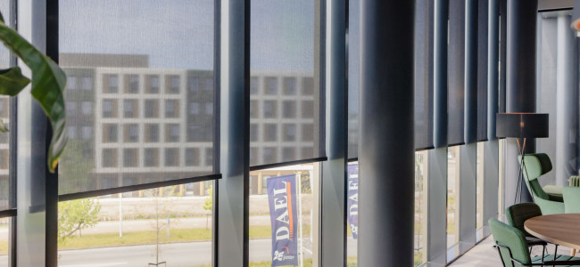 Screendoek als rolgordijn